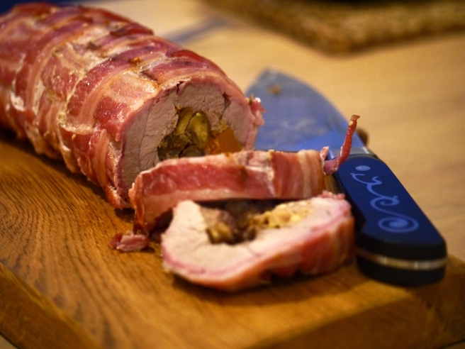 Bacon wrapped stuffed pork tenderloin 11 | butterwouldntmelt.com